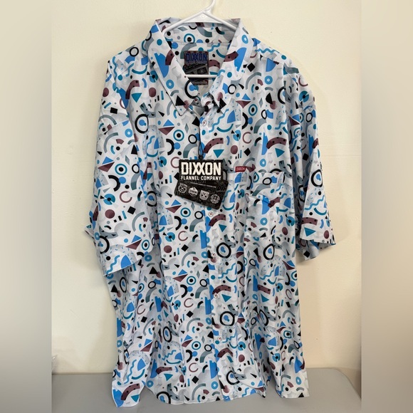 DIXXON Other - NEW Dixxon Flannel Co Mens New Wave Party Button Up Shirt Size 5X NWT